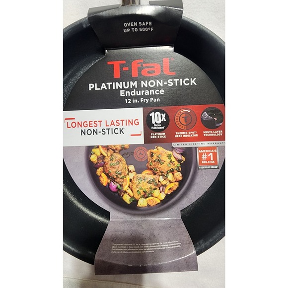 t-fal platinum non-stick endurance  12'' fry pan - Picture 4 of 8